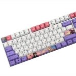 108 130 keys PBT dye sublimation key cap for MX switch mechanical keyboard Cherry profile keycaps - Anime Keyboard