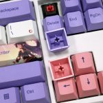 108 130 keys PBT dye sublimation key cap for MX switch mechanical keyboard Cherry profile keycaps 3 - Anime Keyboard