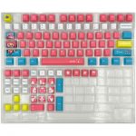 108 142 Keys ONE PIECE Theme Pink Cute Anime Keycaps PBT Material Cherry Profile Mechanical - Anime Keyboard