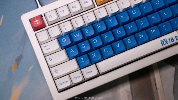 Anime Gundam RX 78 Keycaps For Cherry Mx Switch Mechanical Keyboard PBT Sublimation Key Caps XDA 1 - Anime Keyboard