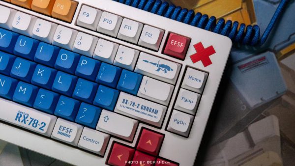Anime Gundam RX 78 Keycaps For Cherry Mx Switch Mechanical Keyboard PBT Sublimation Key Caps XDA 2 - Anime Keyboard