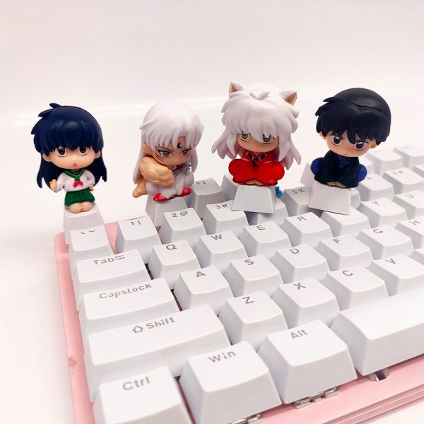 Anime Keycaps For Mechanical Keyboard Caps Setup Gamer Accessories Personalized Cherry MX Artisan Custom Pink ESC - Anime Keyboard