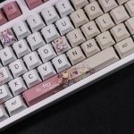 Anime Re Life In A Different World From Zero Emilia Theme Cosplay Mechanical Keyboard Keycaps for 1 - Anime Keyboard