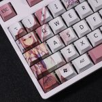Anime Re Life In A Different World From Zero Emilia Theme Cosplay Mechanical Keyboard Keycaps for 4 - Anime Keyboard