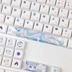 Anime XDA Profile Keycaps Arora PBT DYE Subbed For Pokemon Mechanical Keyboard Key Cap GH60 XD64 2 - Anime Keyboard