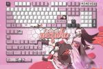 Demon Slayer Kochou Shinobu Nezuko Cartoon Anime Keycap 1 Set Pbt Five Sided Sublimation Cherry Height 4 - Anime Keyboard