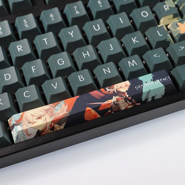 Genshin Impact Kaedehara Kazuha theme keycap gaming keyboard cap pbt material cherry height 108 keys mechanical 1 - Anime Keyboard