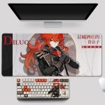 Genshin Impact Theme DILUC Pbt Material Keycaps 108 Keys Set for Mechanical Keyboard Oem Profile Only 1 - Anime Keyboard