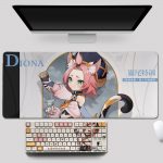 Genshin Impact Theme DIONA Pbt Material Keycaps 108 Keys Set for Mechanical Keyboard Oem Profile Only 1 - Anime Keyboard