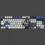 Genshin Impact Theme KAEYA Pbt Material Keycaps 108 Keys Set for Mechanical Keyboard Oem Profile Only 5 - Anime Keyboard