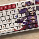 Genshin Impact Theme MONA Pbt Material Keycaps 108 Keys Set for Mechanical Keyboard Oem Profile Only 1 - Anime Keyboard