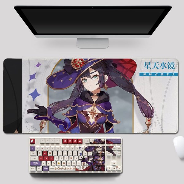 Genshin Impact Theme MONA Pbt Material Keycaps 108 Keys Set for Mechanical Keyboard Oem Profile Only 3 - Anime Keyboard