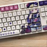 Genshin Impact Theme QIQI Pbt Material Keycaps 108 Keys Set for 61 87 104 108 Key 1 - Anime Keyboard