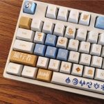 Genshin Impact Theme Traveler Pbt Material Keycaps 108 Keys Set for Mechanical Keyboard Oem Profile Only 1 - Anime Keyboard
