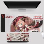 Genshin Impact Theme YANFEI Pbt Material Keycaps 108 Keys Set for 61 87 104 108 Key 1 - Anime Keyboard