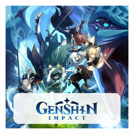 Genshin Impact merch - Anime Keyboard