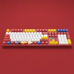 Out of print ONE PIECE Luffy gaming Keyboard 3108v2 Japanese animation style 108 keys cartoon red 1 - Anime Keyboard