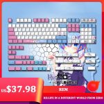 Re life In A Different World From Zero Rem Keycap Cute Cartoon Animation Peripherals Computer Decoration - Anime Keyboard