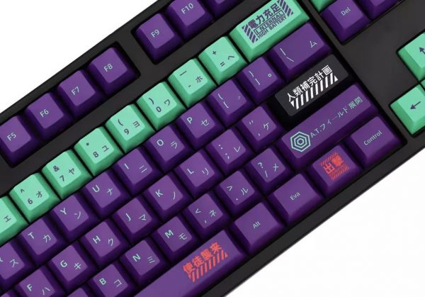 Anime Evangelion Theme 113/134 Keycaps For Mechanical Keyboard Cherry MX Switch Loose keycaps ONLY