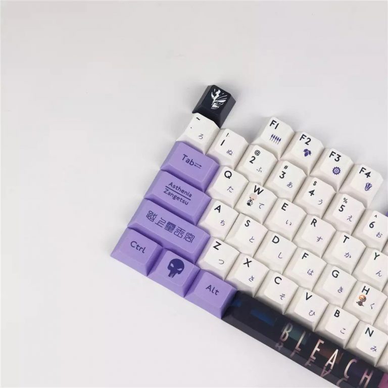 Bleach 134 Keycaps Sub Japanese For Mechanical Keyboard Anime Keyboard