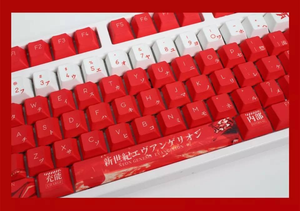 Evangelion Theme Eva 00 Rey Ayanami 110 Keycaps For Mechanical