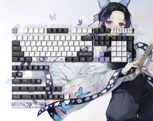 Anime Theme 137 Keycaps Sub Japanese For Mechanical Keyboard for GH60 GK61 GK64 84 87 104 108 Mechanical Keyboard Gaming Keycaps ONLY
