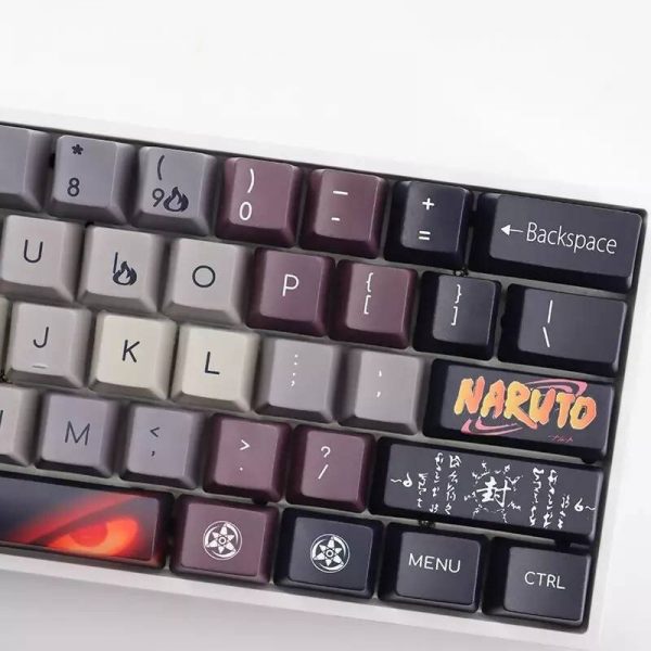 Anime Naruto Keycap PBT Sublimation Mechanical Keyboard Keycaps 108 Key OEM Profile For Cherry Mx Switch Loose keycaps ONLY