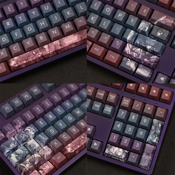 Anime Attack on Titan Theme 108 Keycaps For Mechanical Keyboard Cherry MX Switch Loose keycaps ONLY
