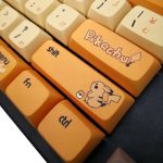 Anime Pokemon Theme Pikachu 108 Keycaps XDA Profile For Mechanical Keyboard Compatible With 61/64/68/78/84/87/96/98/104/108 Keycaps ONLY