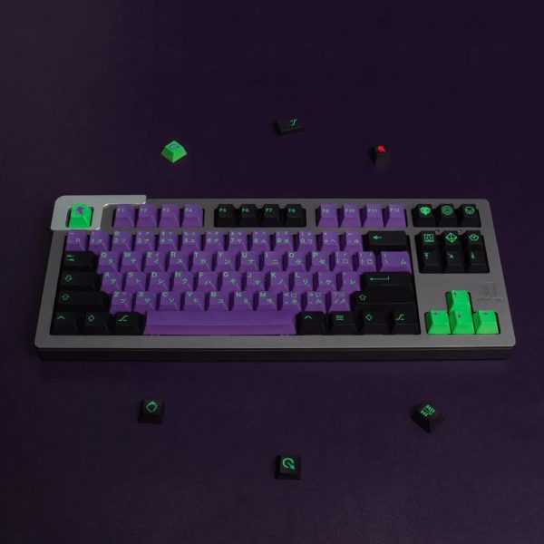 Anime Evangelion Theme 138 Keycaps For Mechanical Keyboard Cherry MX Switch Loose keycaps ONLY