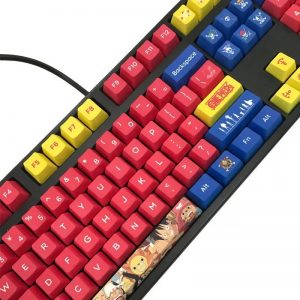 Anime One Piece Theme 108 Keycaps Set For Mechanical Keyboard Cherry MX Switch OEM Profile