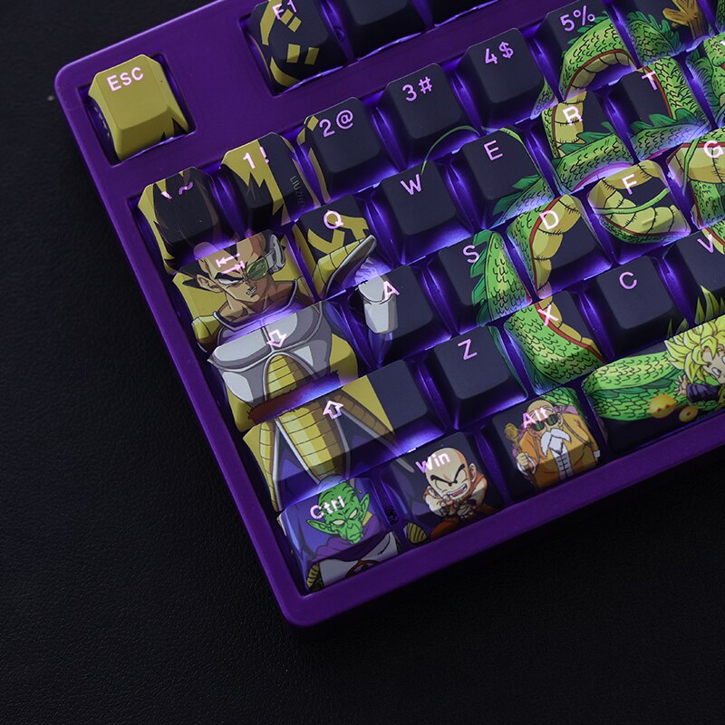 Pikamee Amano 108 Keycap PBT Vtuber DYE Sublimation Light