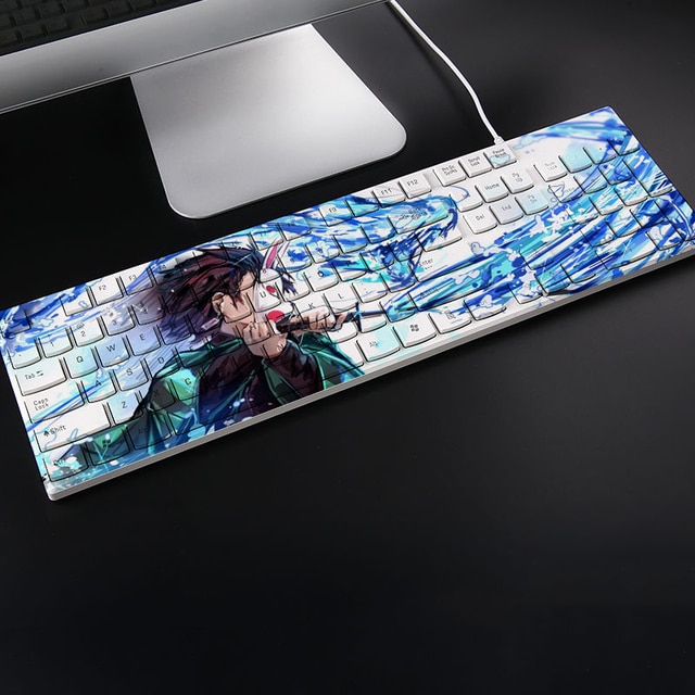 Demon Slayer Anime Keyboard Custom Gaming Keyboards Kawaii USB Wired 104 Keys Gamer Keyboard Cute Office 4.jpg 640x640 4 - Anime Keyboard